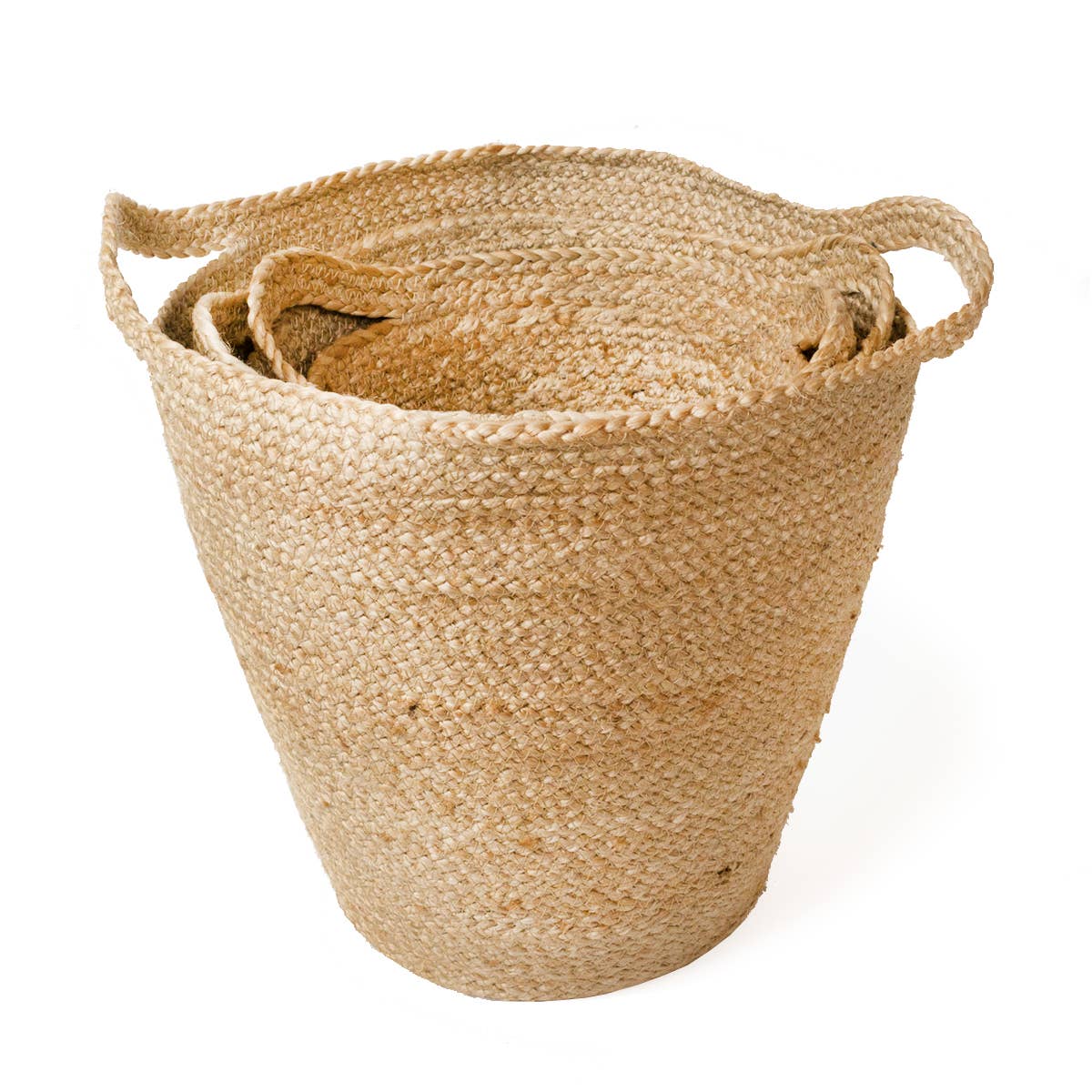 Handwoven Storage • Kata Basket with Slit Handle-Set of 3