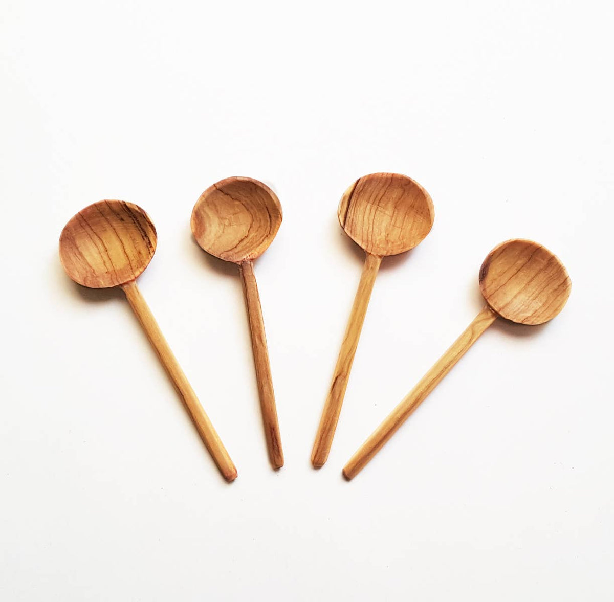Creative Women - Olive Wood Condiment Spoons | Set of 4