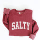 SALTY Graphic Sweatshirt: LIGHT BLUE