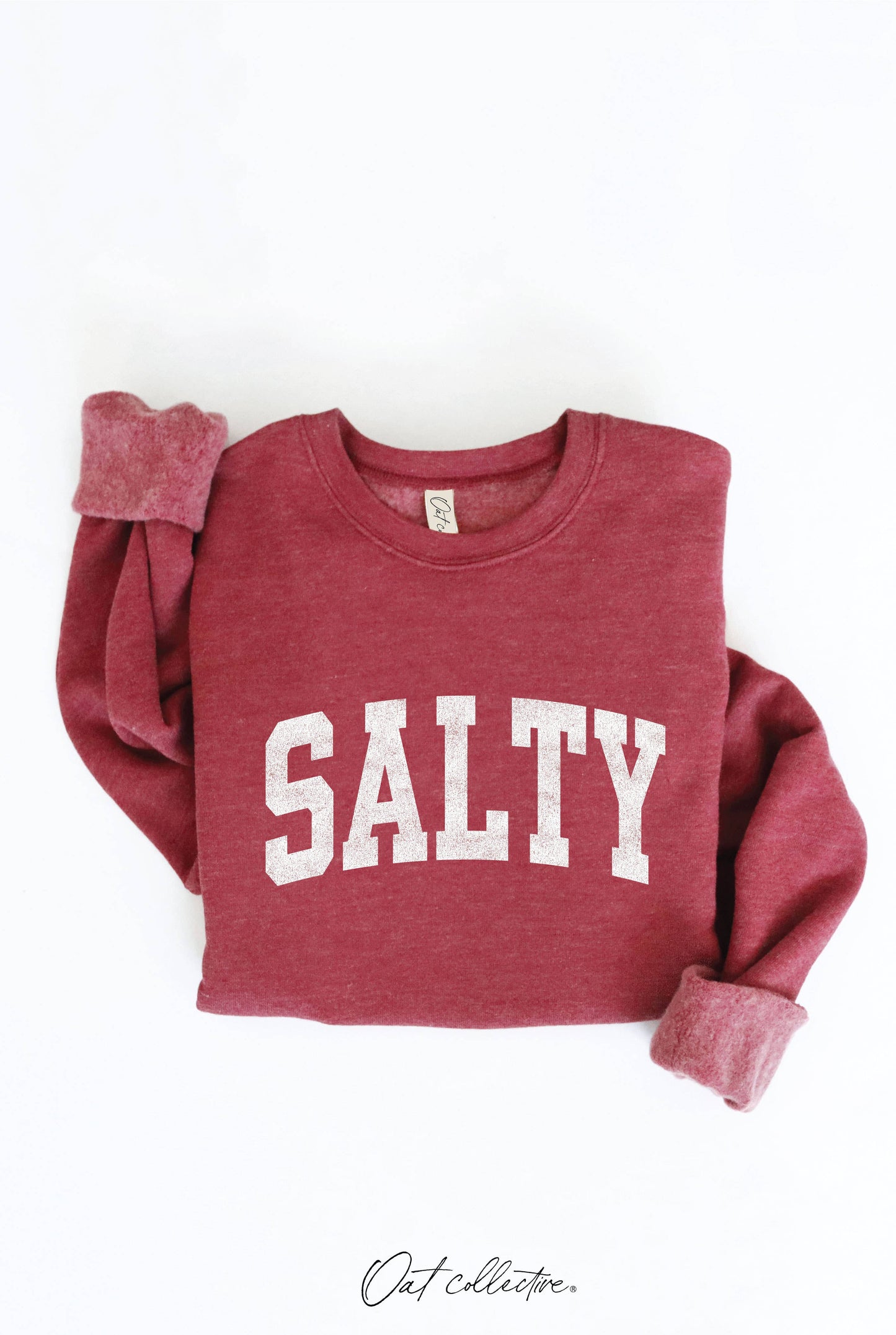 SALTY Graphic Sweatshirt: LIGHT BLUE