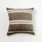 Creative Women - 18" Aden Cotton Throw Pillow Cover: Natural with Navy