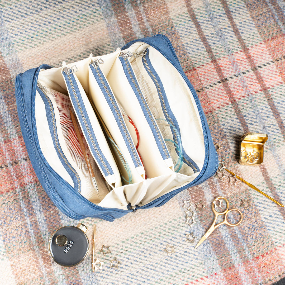 Aunt Shelle - Suede Needle Case