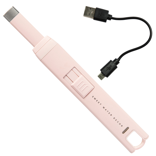 Large Rechargeable Electric Lighter: PINK