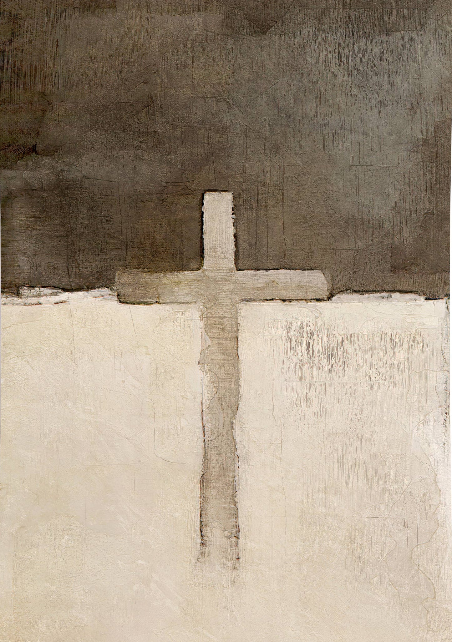 Line Of The Cross Print (unframed) / 5x7