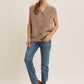 Textured Thermal Cozy Sweater Vest: HT. GREY