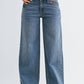 Just USA Jeans - Low Rise Baggy Wide Leg - MEDIUM DENIM - JP243: 12