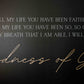 Goodness of God: Soft White-Black Text / Light Brown Frame / 45 inches by 23 inches