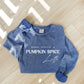 MAMA NEEDS A PUMPKIN  Mineral Washed Long Sleeve Graphic : CREAM