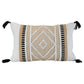 Hand Woven Outdoor Allie Pillow- 14 x 22