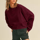 Honestee - Blank Short Cropped Long Sleeve Sweatshirt: MUSTARD / L