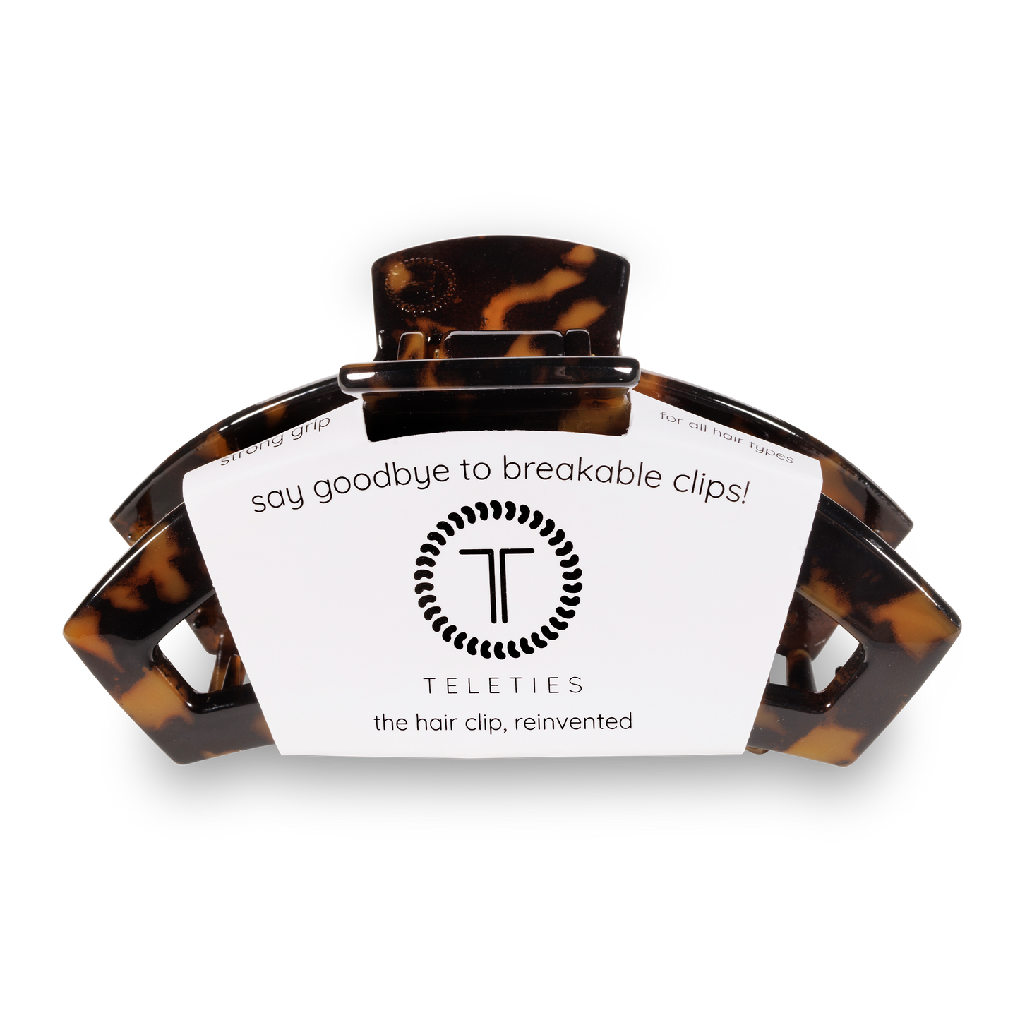 Open Hair Clip | Large |  TORTOISE