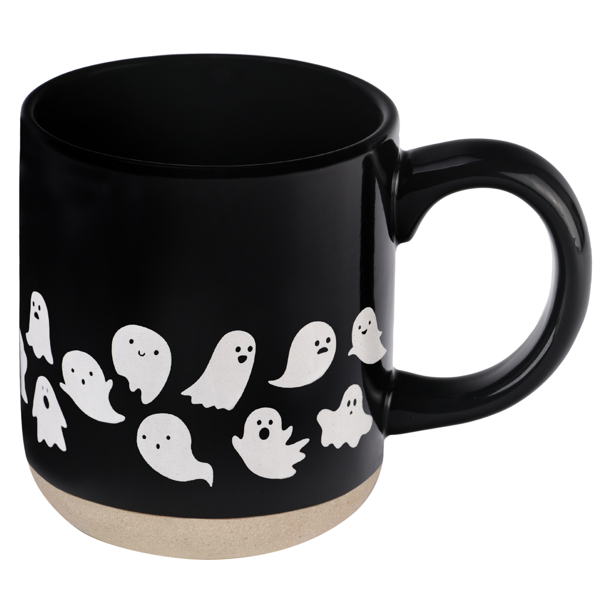 Mug: Ghost Pattern Stoneware Coffee Mug
