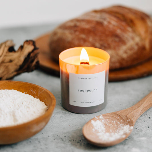 Sourdough Beeswax & Essential Oil Candle - FRESH BAKED BREAD