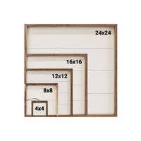 Kendrick Home - Hello Fall Leaf Whitewash: 16 x 16 x 1.5