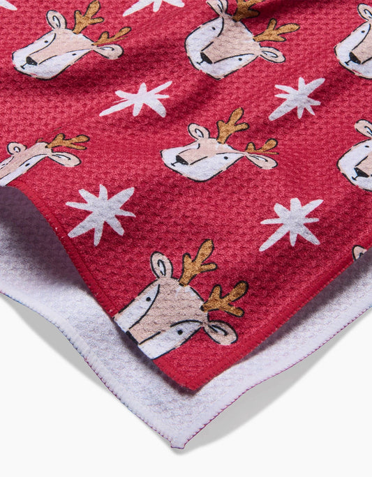 Geometry - Reindeer Star Tea Towel