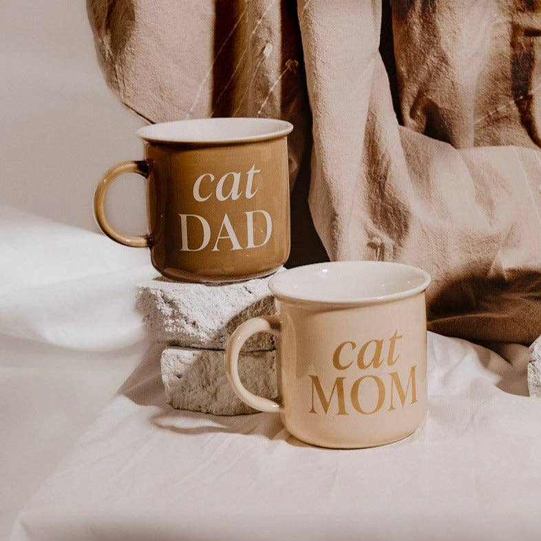 Mug: Cat Mom Campfire Coffee Mug - 11 0z