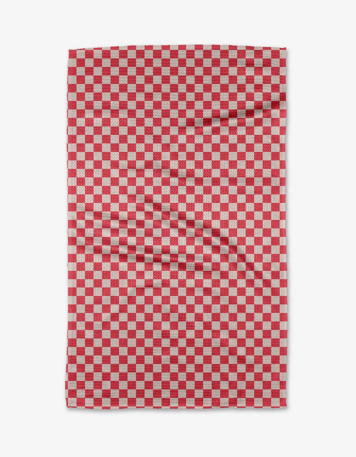 Geometry - Holiday Checkers Tea Towel