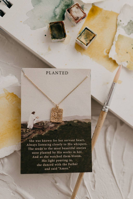 PLANTED|Christian Necklace