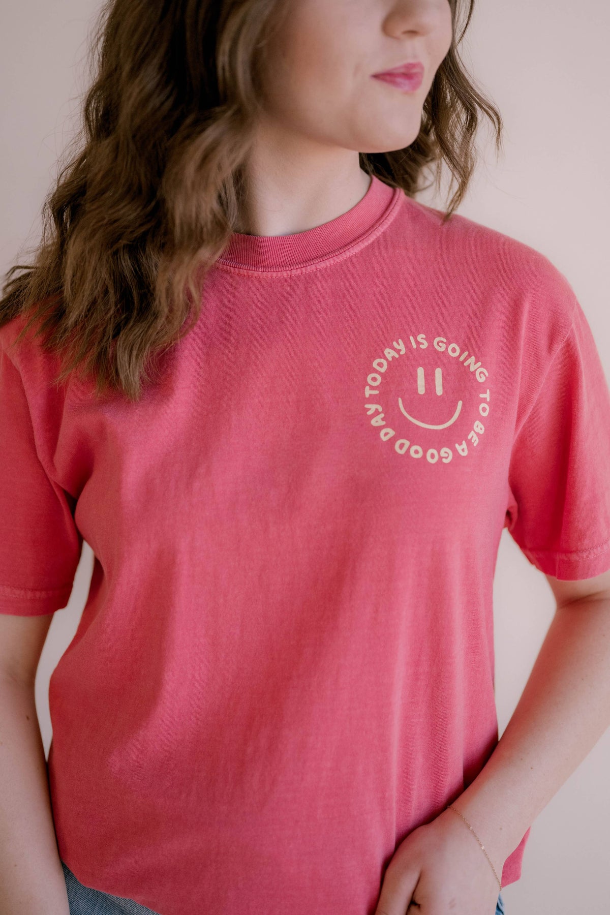 Dear Heart - Good Day Tee - Watermelon | Christian Tee: XL