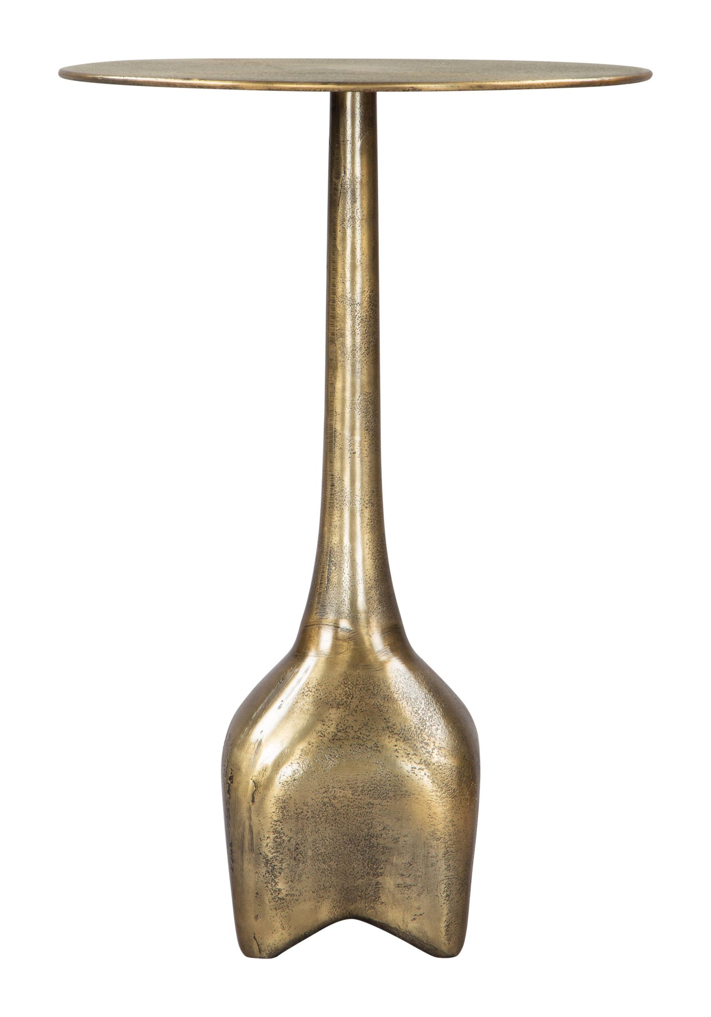 Lexi Side Table: Antique Brass