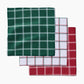 Geometry - Christmas Grid Dishcloth Set