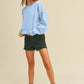 Honestee - Blank Short Cropped Long Sleeve Sweatshirt: Burgundy / L