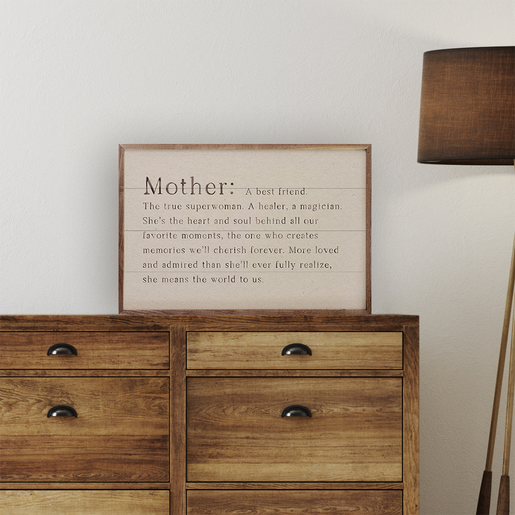 Family Definition MOTHER: 8x5