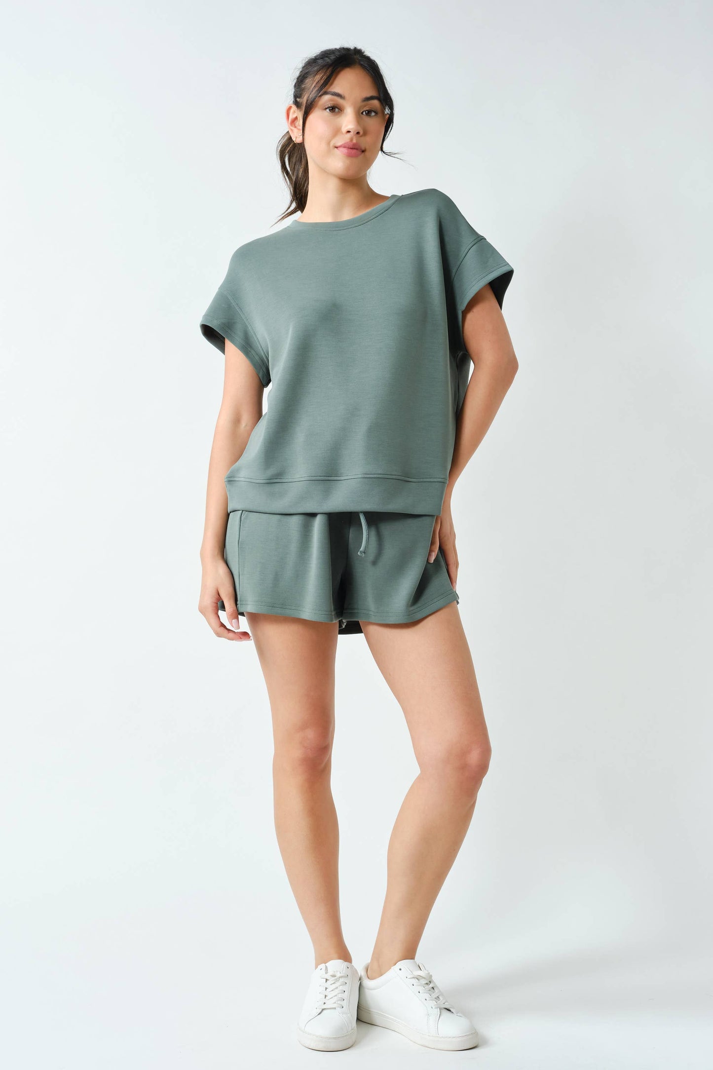 Mono B - Laguna CloudScape Short Set: SILKEN TAUPE / 2:2:2 (S : M : L)