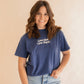 Love God Love People Tee- CLASSIC BLUE