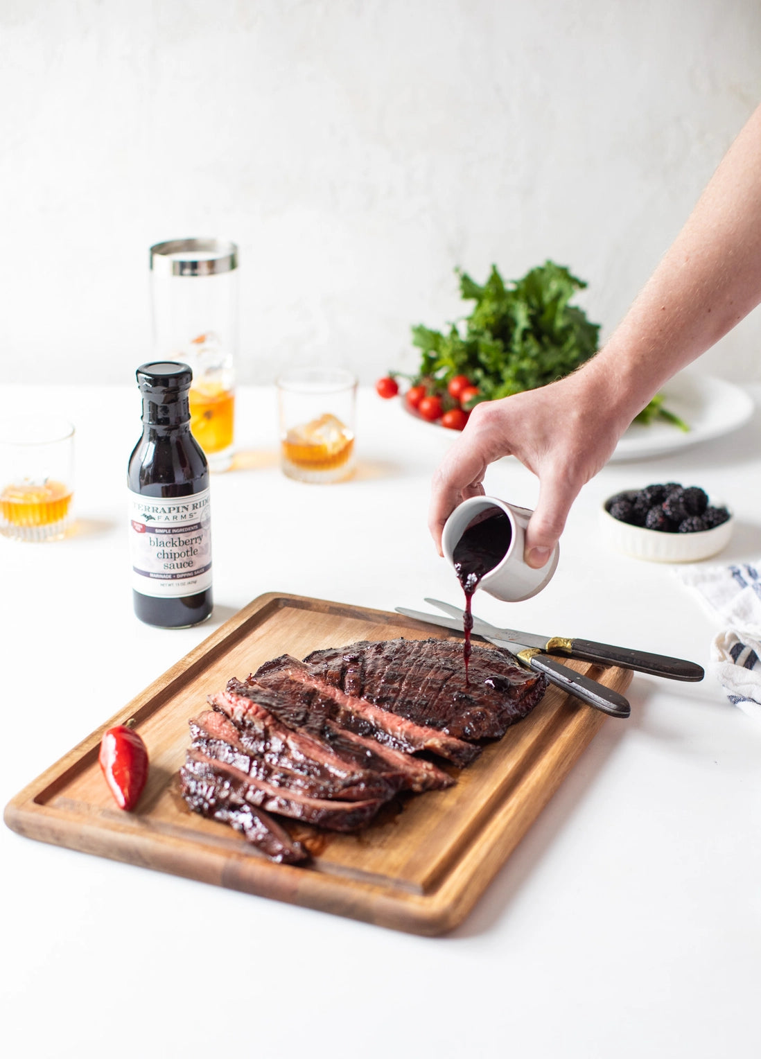 Sauce: Blackberry Chipotle Sauce