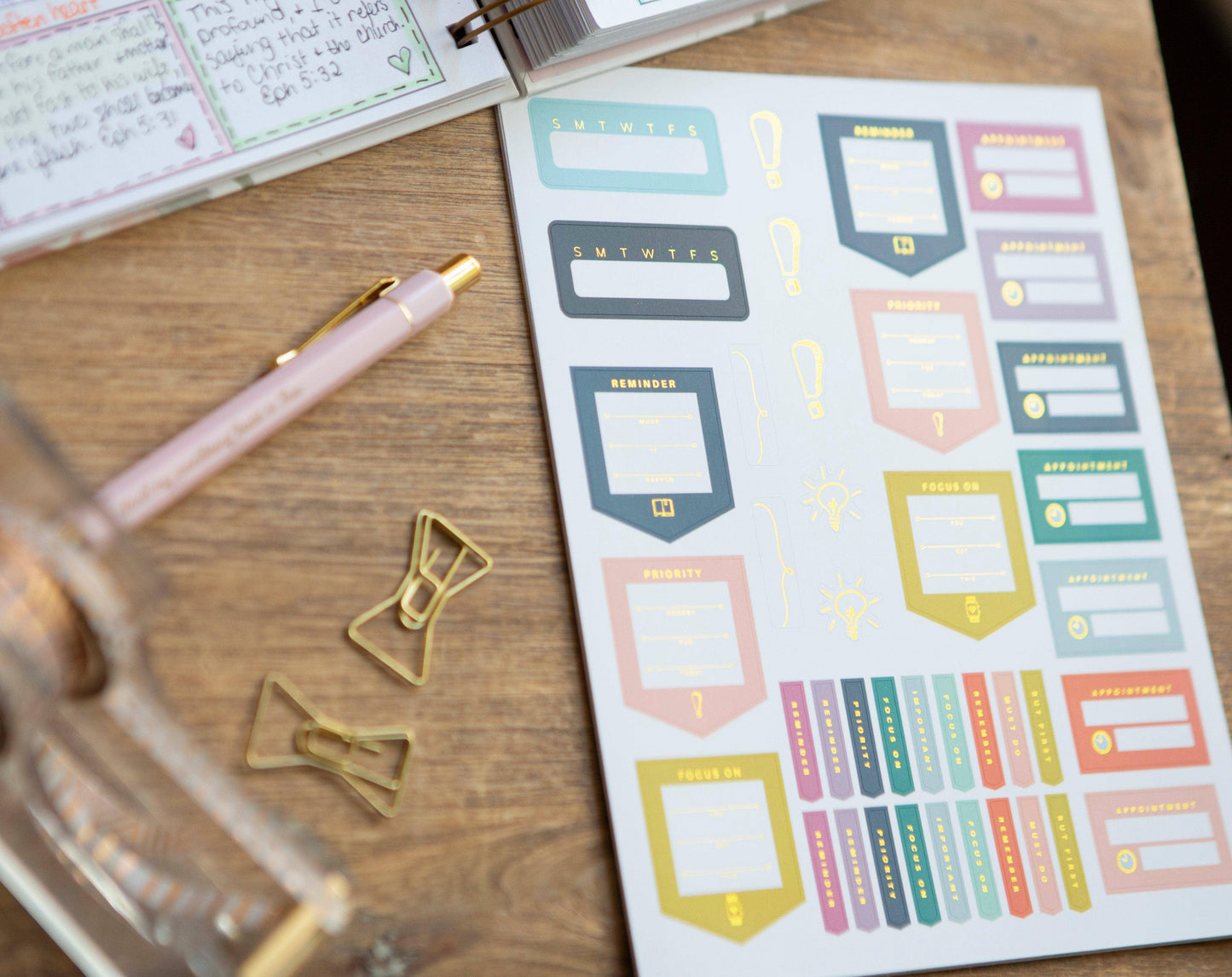 Chosen & Cherished - Planner Stickers | Sticker Set For Planner
