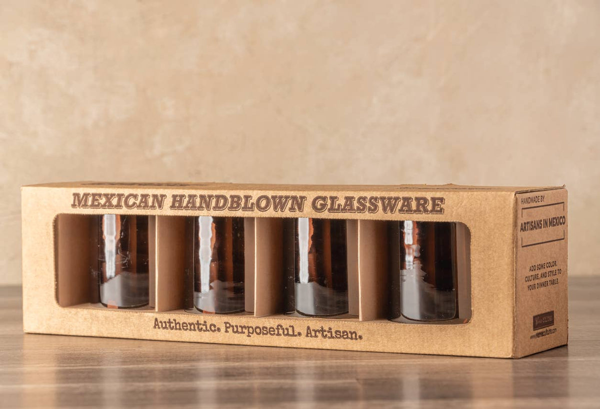Verve Culture - Handblown Mexican DOF Glasses - Tamarind