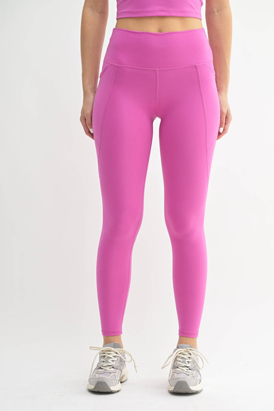 Venice Cloud Light Sculpt High-Waisted Leggings: NEW ORCHID