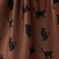 Witch's Cat Tea Towel