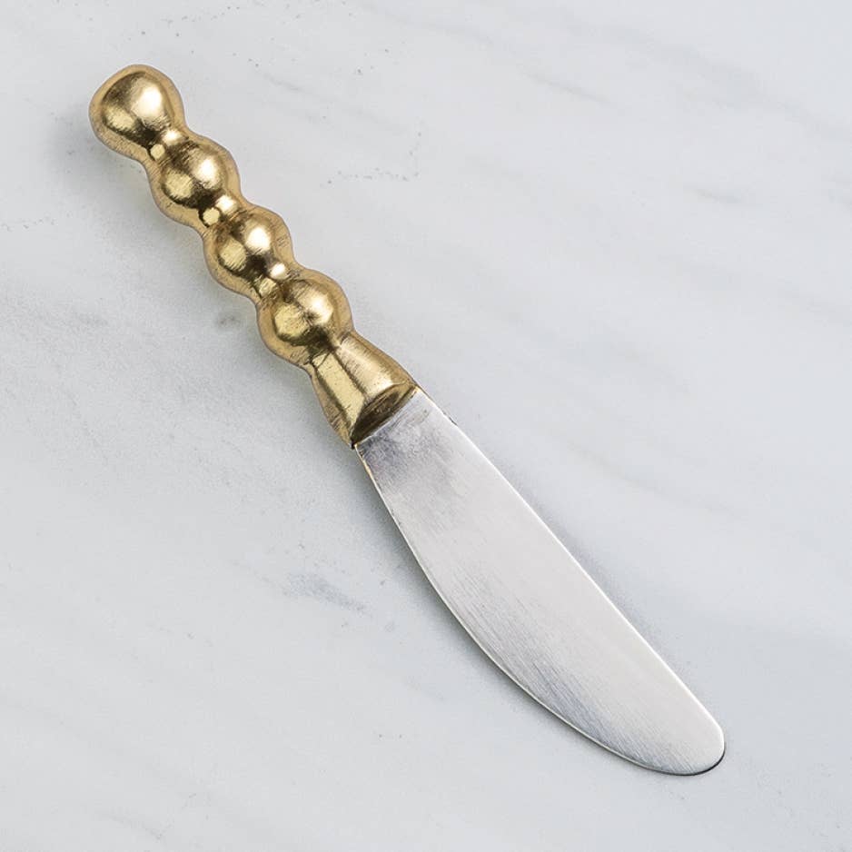 India Handicrafts Inc - Gilded Beaded Spreader, 12
