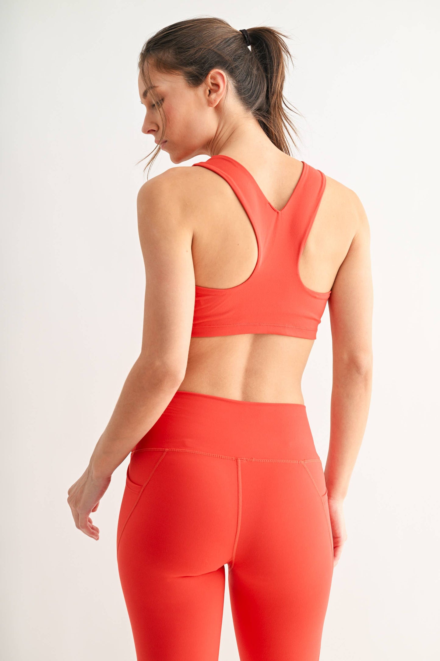 Venice Cloud Light Square Neck Sports Bra: DEEP INDIGO