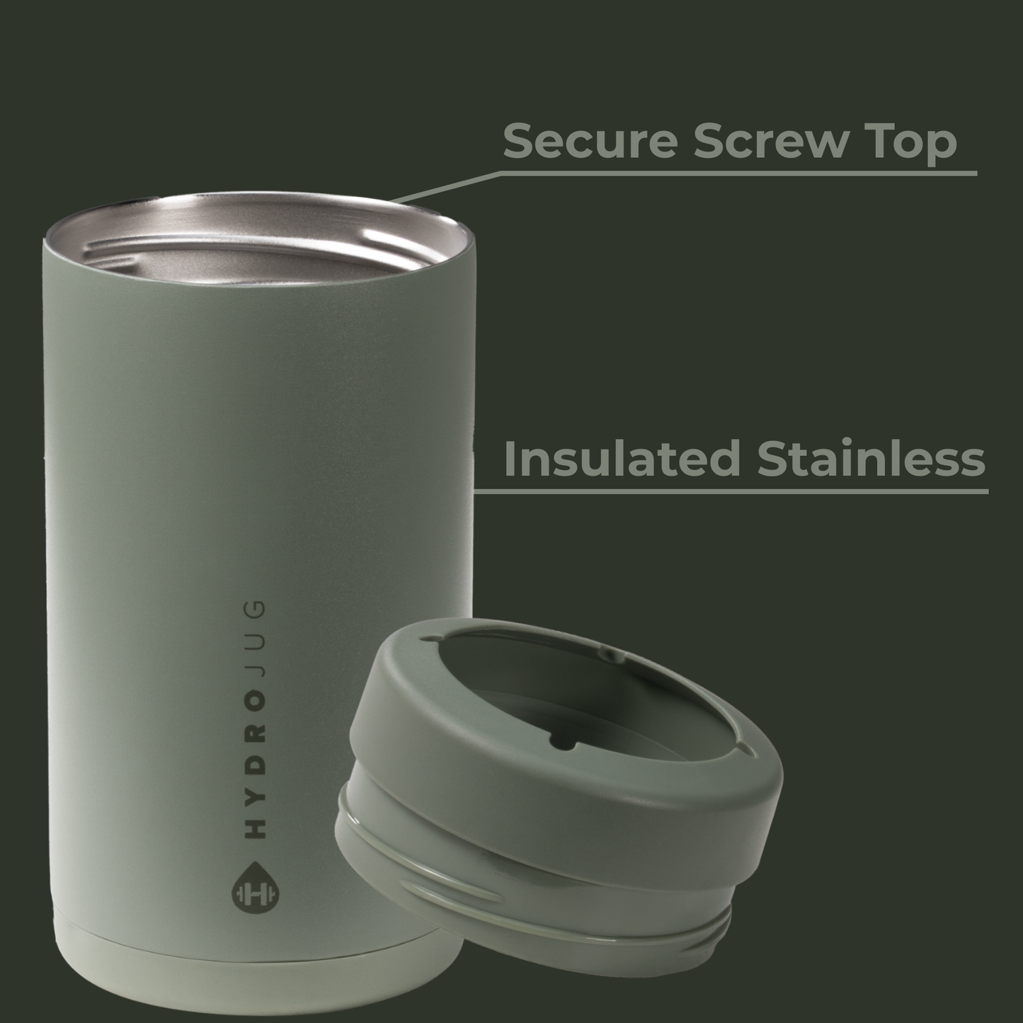 Courtyard HydroJug Can Cooler 16 oz