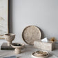 Marble Elegance Pedestal Bowl:  7x7x4"