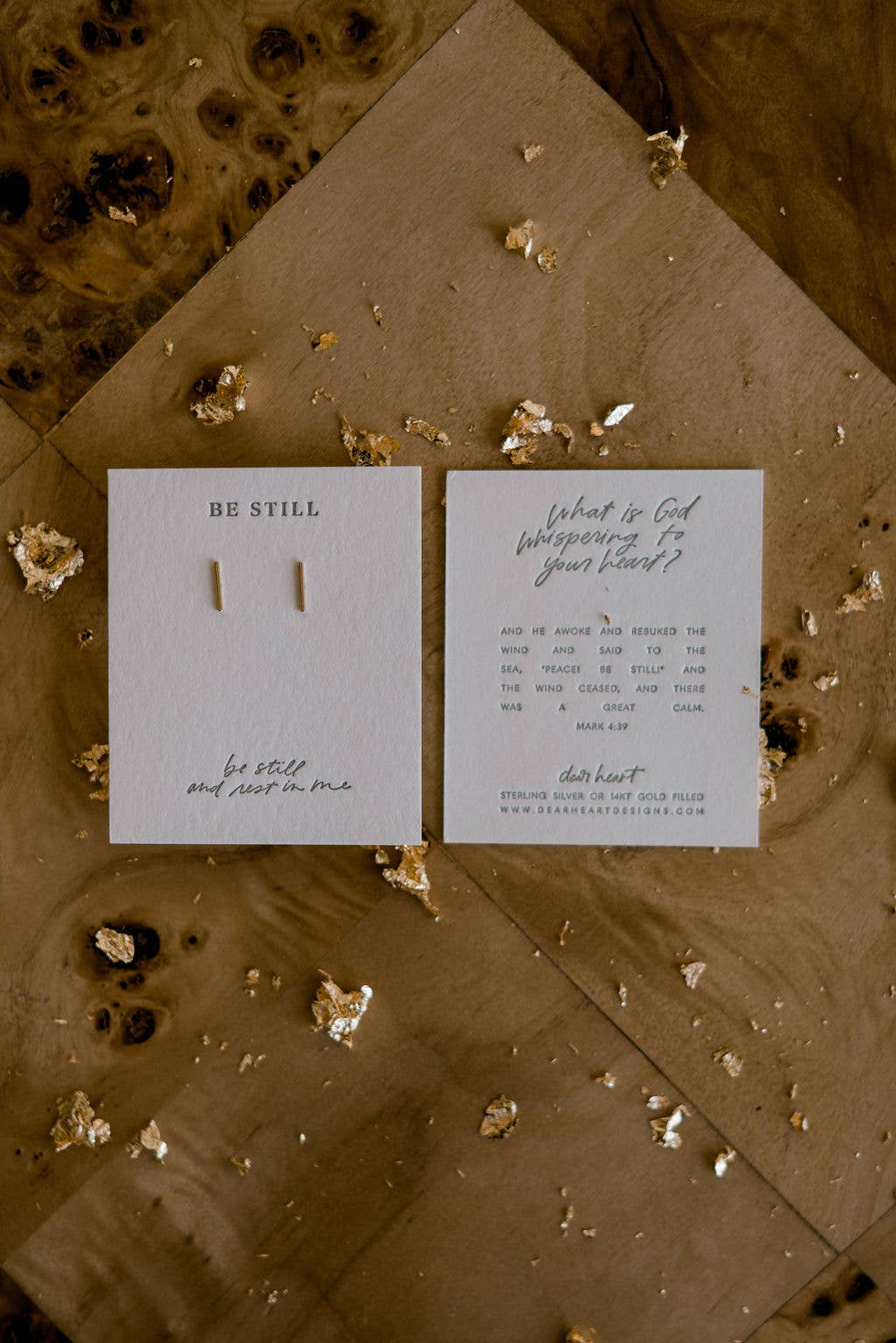 BE STILL Earring Studs