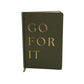 Go For It Fabric Journal - Home Decor & Gifts