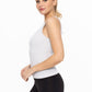 Classic Seamless Ribbed Tank Top: BLACK