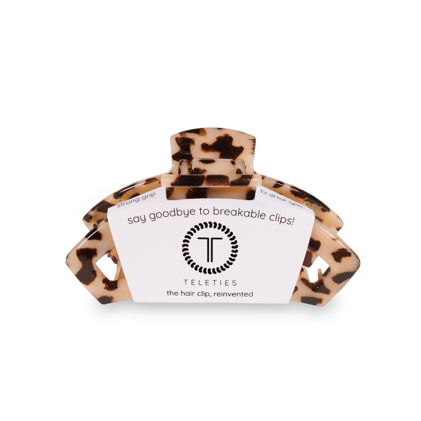 Open Hair Clip | Small | BLONDE TORTOISE