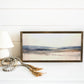 Blue Horizon: Light Brown Frame /36 inches x 18 inches