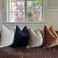 Rennah Collective - Pewter Velvet Pillow Cover: 22x22 Cover Only