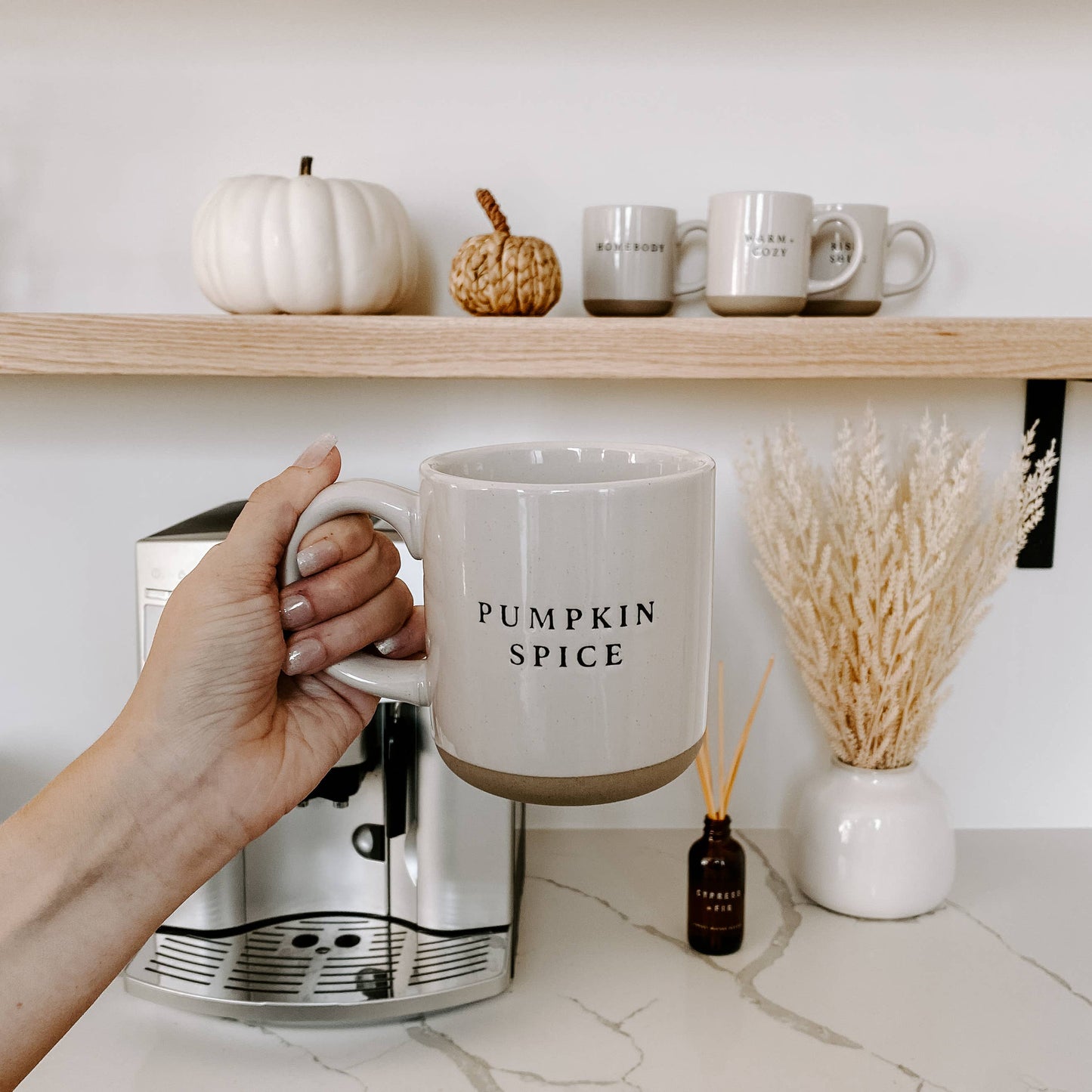 Mug: Pumpkin Spice Stoneware Coffee Mug