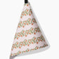 Floral Fall Stripe Bar Towel