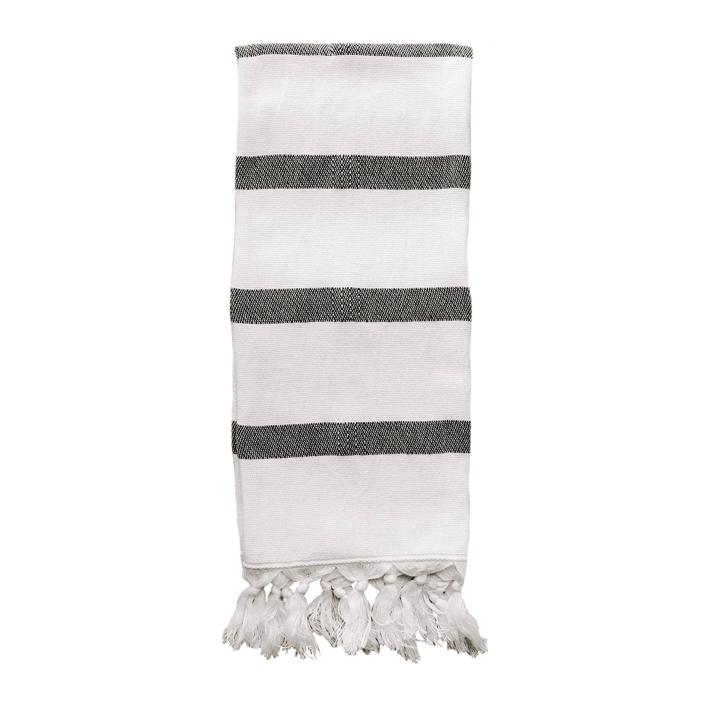 Turkish Cotton Hand Towel, Single Stripe-