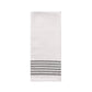 Striped Hand Towel, 6 Black Stripes