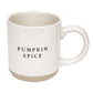 Mug: Pumpkin Spice Stoneware Coffee Mug