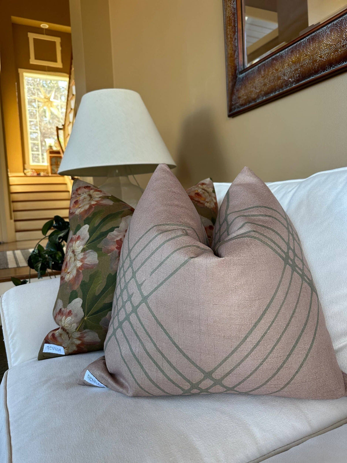 Rennah Collective - Jovee Pillow Cover: 18x18 Cover Only